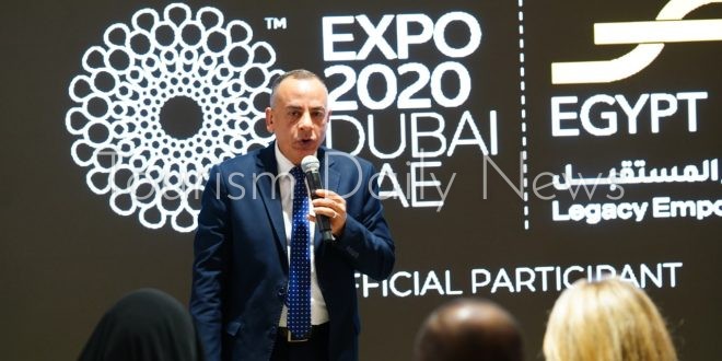 وزيري يتحدث عن أحدث الاكتشافات الأثرية بالجناح المصري بمعرض أكسبو 2020 دبي