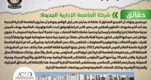 الحكومة تنفي اقتصار مشروعات العاصمة الإدارية الجديدة على الحي الحكومي فقط