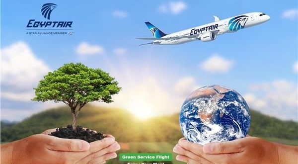 من القاهرة إلى باريس .. مصر للطيران تشغيل أول رحلة بخدمات صديقة للبيئة