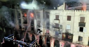 حريق منطقة الحسين بالقاهرة