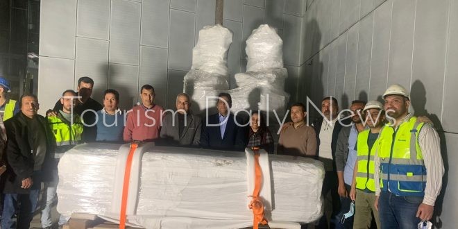 المتحف الكبير يستقبل 13 قطعة أثرية ضخمة من المتحف المصري بالتحرير