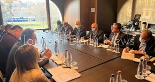 الوزير ييتابع توريد 1300 عربة سكة حديد مع نائب رئيس شركة ترانسماش هولدنج