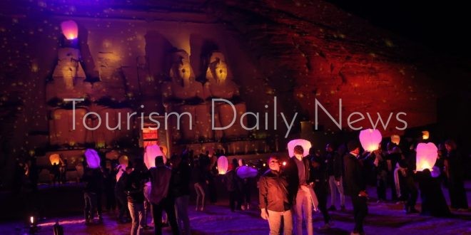 تفاصيل العرض الفني المنظم بمناسبة ظاهرة تعامد الشمس على معبد أبو سمبل