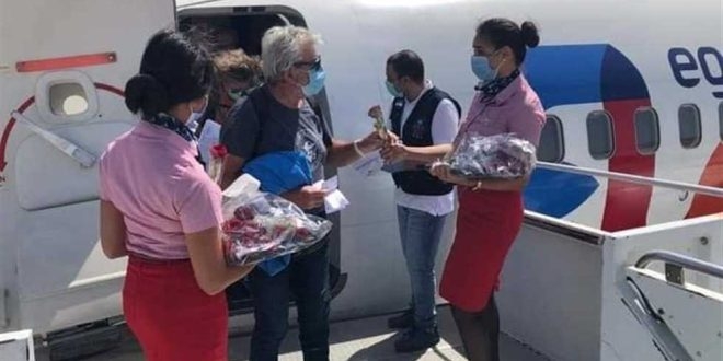 مرسى علم تستقبل 12 رحلة طيران دولية بينها 5 طائرات من إيطاليا