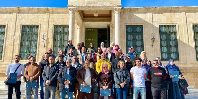 دورة تدريبية لعدد من العاملين بقصر محمد علي بشبرا