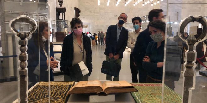 رئيس متحف اللوفر تزور المتحف المصري بالتحرير والقومي للحضارة بالفسطاط