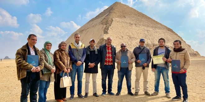 دورة تدريبية لـ 35 من العاملين بمنطقتي آثار دهشور وميت رهينة