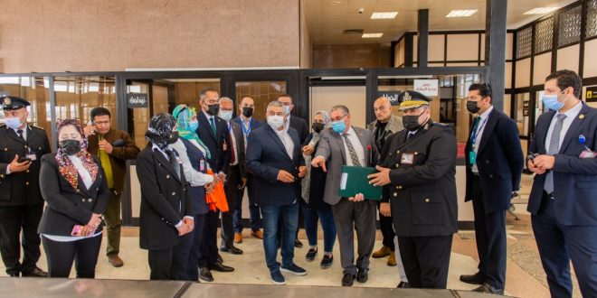 اللجنة العليا للتفتيش الأمني والبيئي تتفقد مطار بورسعيد الدولى