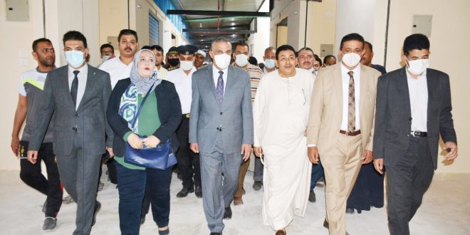 بدء تسكين الباعة الجائلين بالسوق الحضري الجديد بمدينة جهينة