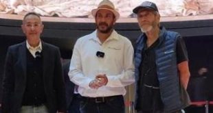 متحف الحضارة يستقبل منتج السينما الأمريكي ماريو قصار والرحالة حجاجوفيتش