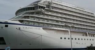 السفينة السياحية VIKING STAR تغادر بور سعيد على متنها 498 سائحاً