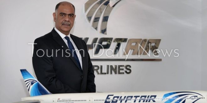 الطيار عمرو نبيل، رئيس مجلس إدارة شركة مصر للطيران للخطوط الجوية