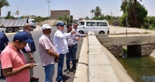 ألهم يتفقد اعمال توسعة وازدواج طريق المسار السياحي بالأقصر