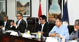 اجتماع لبحث المحتوى العلمي للمطويات والدعاية بالمتاحف والمواقع الأثرية