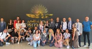 متحف الحضارة يستقبل أول وفد سياحي إيطالي يصل مطروح من ميلانو