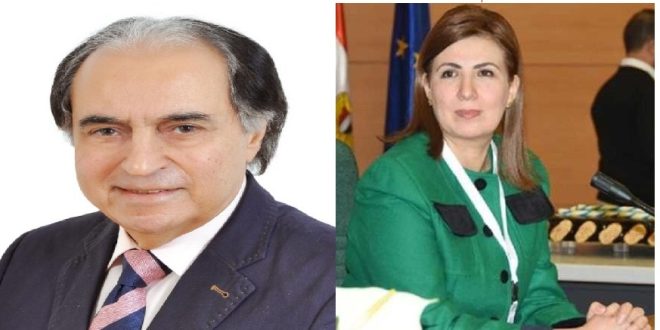 د/سها بهجت بهجت مستشار وزير السياحة والآثار لشئون التدريب - أ / عادل المصري رئيس مجلس إدارة غرفة المنشآت والمطاعم السياحية