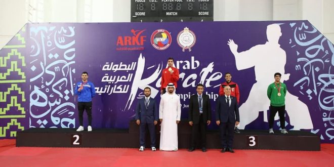 وزير الرياضة يتابع البطولة العربية للكاراتيه 13بإستاد القاهرة