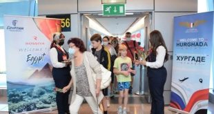 تعديل في تكلفة رحلات السياحة الروسية الجماعية و81 طائرة تصل الغردقة