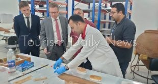 سفير دولة ألمانيا بالقاهرة يزور المتحف القومي للحضارة المصرية