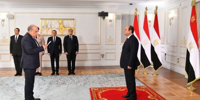 الرئيس عبد الفتاح السيسي يشهد أداء المهندس محمود مصطفى كمال عصمت، اليمين الدستورية