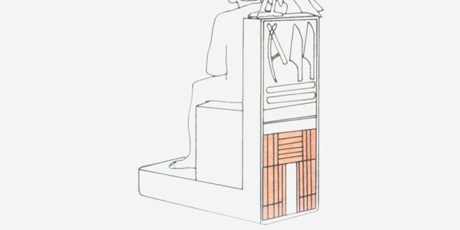 علامة سرخ في الكتابة الهيروغليفية أحد الألقاب الخمسة التي كان الملك يحملها