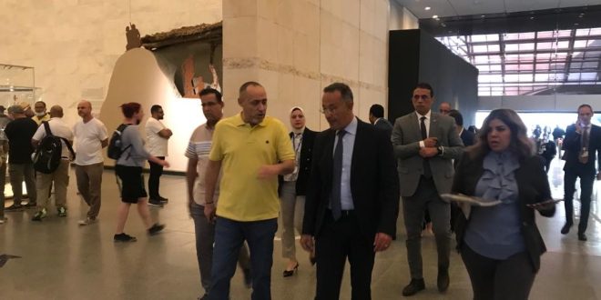 القومي للحضارة يستقبل وزير إعلام العراق والمنظمة العالمية للملكية الفكرية