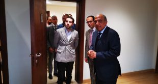 وزير قطاع الأعمال العام محمود عصمت يتفقد مقر الوزارة بالعاصمة الإدارية