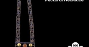 السياحة تبرز القلادة الصدرية للفرعون الذهبي توت عنخ آمون