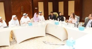 هالة السعيد تلتقي مجموعة من المؤثرين الإماراتيين بمواقع التواصل الاجتماعي