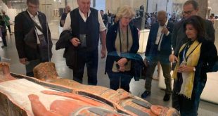 وفد من البرلمان الألماني يزور المتحف القومي للحضارة المصرية