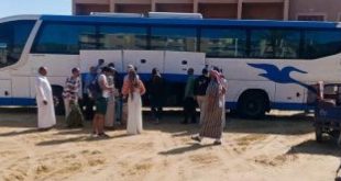 البدء في تشغيل موقف المركبات ومحطة نزول ركاب الأتوبيسات بسيوة