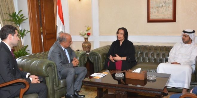 وزير قطاع الأعمال يبحث مع سفيرة الإمارات زيادة الاستثمارات وتعاون اقتصادي