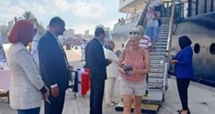 آيلاند سكاي تصل ميناء الإسكندرية على متنها 100 سائح و71 طاقم السفينة