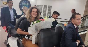 مصرللطيران تحتفي بفوز ميار شريف ببطولة بارما الدولية المفتوحة للتنس