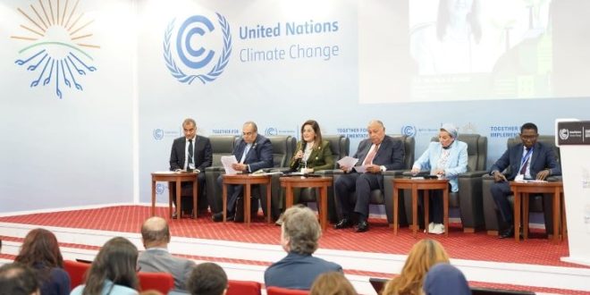 وزيرة التخطيط تفتتح فعاليات "يوم الحلول" ضمن مؤتمر COP27