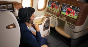 طيران الإمارات تبث جميع مباريات كأس العالم مباشرة على جميع رحلاتها