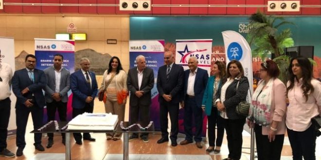 شلبى تشارك في مراسم تدشين أولى رحلات Wizz Air بين لوتن وشرم الشيخ