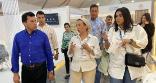 صبحي وياسمين يتفقدان تجهيزات المنطقة الخضراء استعدادا لقمة المناخ