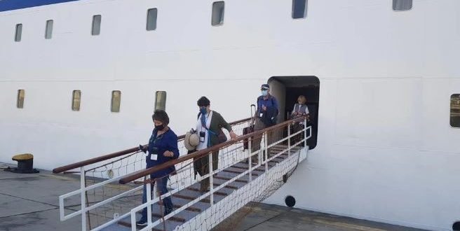 ميناء بورسعيد يستقبل السفينة السياحية AEGEAN ODYSSEY