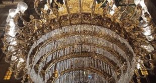 الانتهاء من ترميم أكبر نجفة بمسجد محمد علي