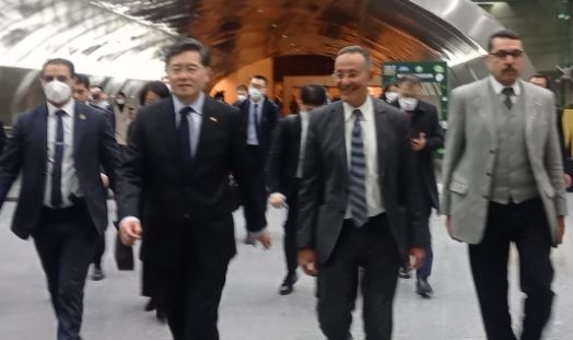 المتحف القومي للحضارة المصرية يستقبل وزير خارجية الصين