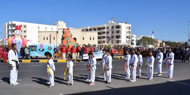 احتفالات في الغردقة بالعيد القومي لمحافظة البحر الأحمر