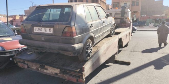 مراكش تشن حملة على السيارات المتاهلكة .. صارت ملاذا للمنحرفين والمدمنين