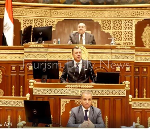 وزير السياحة يعرض 3 محاور لاستراتيجية السياجة وتنشيط الحركة لمجلس الشيوخ