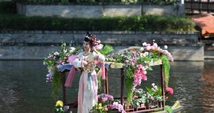 مهرجان الورود العائمة الأقدم في مدينة قوانغتشو .. بمشاركة 20 مؤثر انترنت