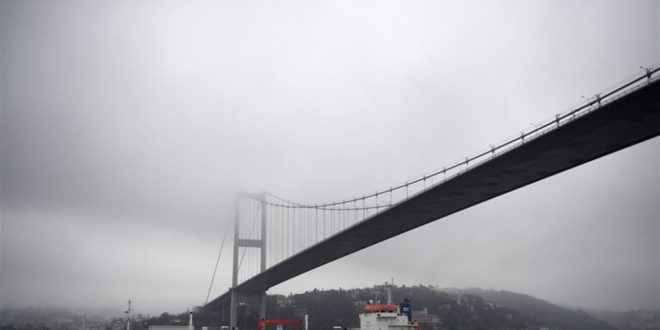 تعليق حركة مرور السفن عبر ​مضيق البوسفور​ بسبب الضباب في ​إسطنبول
