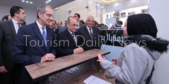 وزيرا العدل والاتصالات يفتتحان 3 فروع توثيق مميزة وإتاحة العمل مسائياً