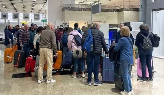 مطار سفنكس يستقبل أول رحلة تابعة لشركة نسما للطيران قادمة من مدريد