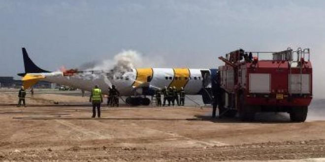 مطار الغردقة ينفذ تجربة الطوارئ متسعة النطاق بحضور قيادات وزارة الطيران