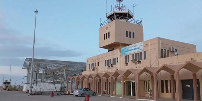 العالمية تبدأ تسيير رحلات من مطار غات بليبيا .. وبرج المراقبة جاهز